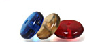 Rondelle Pressed Beads